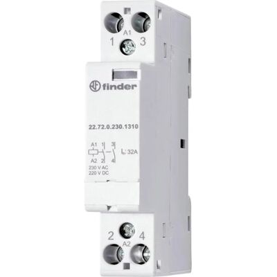 Finder 22.72.0.230.1310 Kompaktkontaktor - 2 NO 230V Finder 22.72.0.230.1310 Kompaktkontaktor - 2 NO 230V