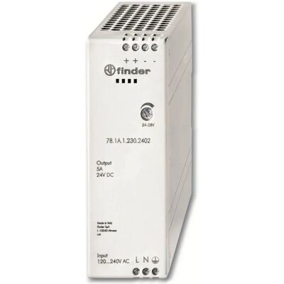 Finder 24V Netzteil - DIN-Schiene 120W Finder 24V Netzteil - DIN-Schiene 120W