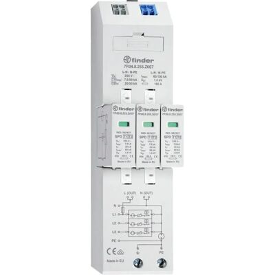 Finder Surge Protector 7P.04.8.255.Z007 - for TN-S & TT networks Finder Surge Protector 7P.04.8.255.Z007 - for TN-S & TT networks