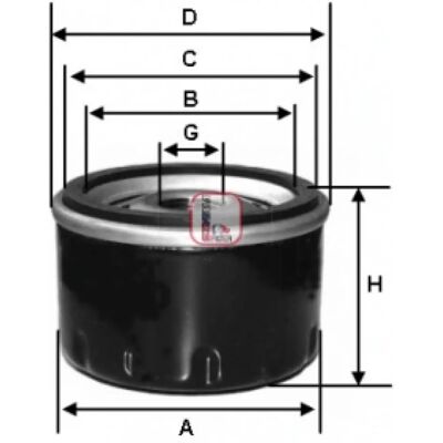 SOFIMA S 3299 R Ölfilter - Schraubfilter, 75mm, M18 x 1,5 SOFIMA S 3299 R Ölfilter - Schraubfilter, 75mm, M18 x 1,5