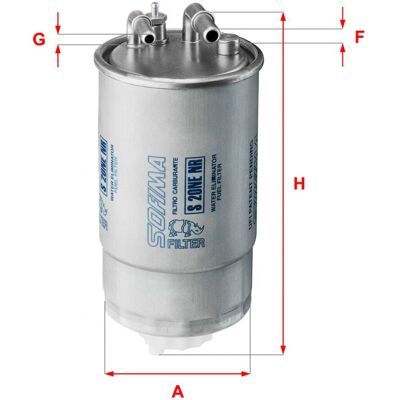 Brandstoffilter SOFIMA S2ONE NR - Compatibel met Verschillende Merken Brandstoffilter SOFIMA S2ONE NR - Compatibel met Verschillende Merken