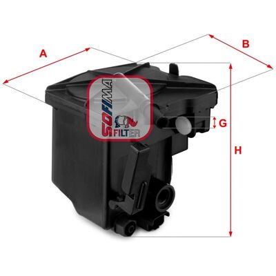Brandstoffilter SOFIMA S7420NR - Compatibel met Bosch, Valeo, Knecht Brandstoffilter SOFIMA S7420NR - Compatibel met Bosch, Valeo, Knecht