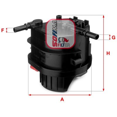 SOFIMA S4015NR Fuel Filter - Cartridge SOFIMA S4015NR Fuel Filter - Cartridge