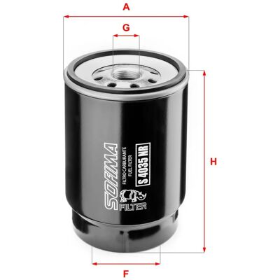 SOFIMA S 4035 NR Fuel Filter Cartridge - Fuel Filter SOFIMA S 4035 NR Fuel Filter Cartridge - Fuel Filter