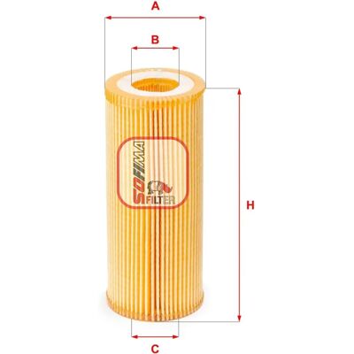 SOFIMA S 5065 PE - Oliefilter cartridge SOFIMA S 5065 PE - Oliefilter cartridge