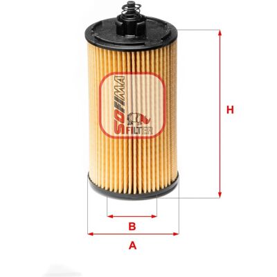 Oliefilter SOFIMA S5183PE - Filterinzet, 101mm hoog, 26,5mm binnen, 56mm buiten Oliefilter SOFIMA S5183PE - Filterinzet, 101mm hoog, 26,5mm binnen, 56mm buiten