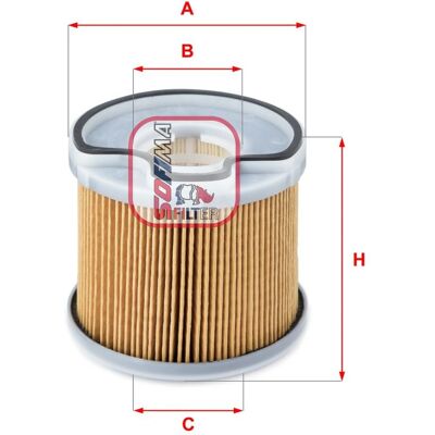 Brandstoffilter SOFIMA S 6691 N - Compatibel met Peugeot 206, 307, 306, Partner I Van Brandstoffilter SOFIMA S 6691 N - Compatibel met Peugeot 206, 307, 306, Partner I Van
