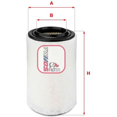 SOFIMA S 7629 A Air Filter - Cartridge for Alfa Romeo Giulietta SOFIMA S 7629 A Air Filter - Cartridge for Alfa Romeo Giulietta