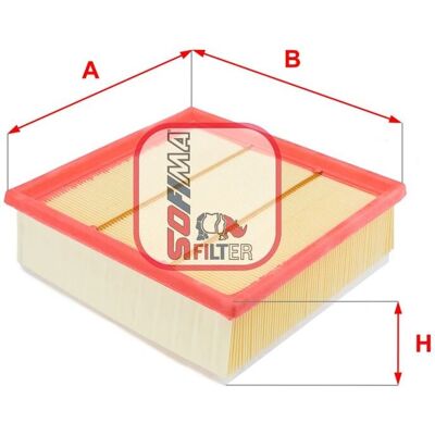 Luchtfilter SOFIMA S 3297 A - Fiat: Grande Punto, Doblo II, Punto Evo - Luchtfilter Luchtfilter SOFIMA S 3297 A - Fiat: Grande Punto, Doblo II, Punto Evo - Luchtfilter