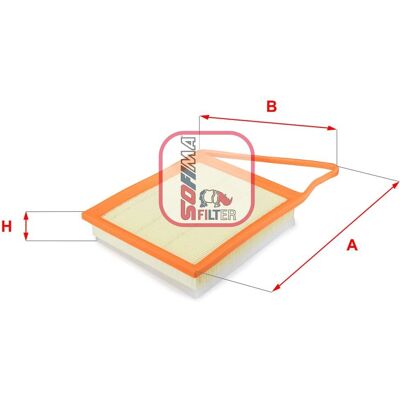SOFIMA S3645A Air Filter - Cartridge filter SOFIMA S3645A Air Filter - Cartridge filter