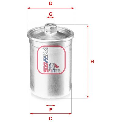 SOFIMA S1506B Fuel Filter - Cartridge SOFIMA S1506B Fuel Filter - Cartridge