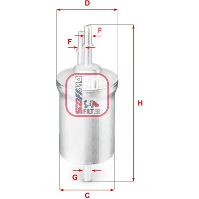 SOFIMA Kraftstofffilter S 1840 B - Kraftstofffilter für VW und Audi SOFIMA Kraftstofffilter S 1840 B - Kraftstofffilter für VW und Audi