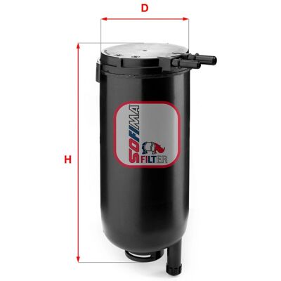 Filtro de combustible SOFIMA S 1071 B - IVECO Daily Filtro de combustible SOFIMA S 1071 B - IVECO Daily