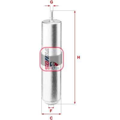 SOFIMA S9261B Kraftstofffilter - Kartusche SOFIMA S9261B Kraftstofffilter - Kartusche