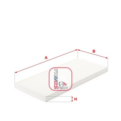 SOFIMA S3024C Luchtfilter voor interieur SOFIMA S3024C Luchtfilter voor interieur