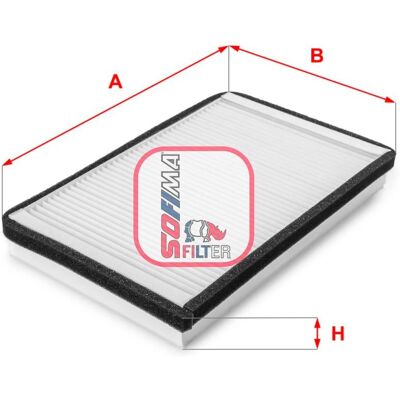 SOFIMA S3033C Cabin Air Filter - Deeltjesfilter SOFIMA S3033C Cabin Air Filter - Deeltjesfilter