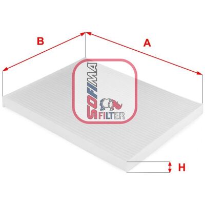 SOFIMA S 3124 C Luchtfilter - Interieur SOFIMA S 3124 C Luchtfilter - Interieur
