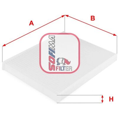 SOFIMA S 3149 C Passagiersruimte Filter SOFIMA S 3149 C Passagiersruimte Filter