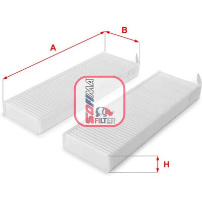 SOFIMA S 3154 C Passagiersruimte Filter - Pollenfilter SOFIMA S 3154 C Passagiersruimte Filter - Pollenfilter
