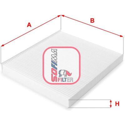 SOFIMA S 3209 C Kabinenfilter - Partikelfilter, 200x229mm, Aktivkohle SOFIMA S 3209 C Kabinenfilter - Partikelfilter, 200x229mm, Aktivkohle