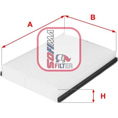 SOFIMA S 3211 C Luchtfilter voor Interieur - Deeltjes, Pollen, Gas SOFIMA S 3211 C Luchtfilter voor Interieur - Deeltjes, Pollen, Gas