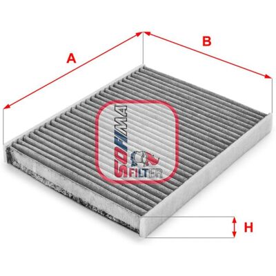 SOFIMA S 4103 CA Luchtfilter - Actieve koolstof SOFIMA S 4103 CA Luchtfilter - Actieve koolstof