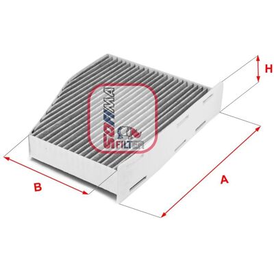 Filtre d'habitacle SOFIMA S 4124 CA - Climatisation Filtre d'habitacle SOFIMA S 4124 CA - Climatisation