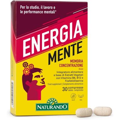 Naturando Energy Mind - Memory & Concentration - 30 Tablets Naturando Energy Mind - Memory & Concentration - 30 Tablets