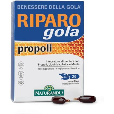 Naturando Propolis Throat Relief - 20 Ampoules Naturando Propolis Throat Relief - 20 Ampoules