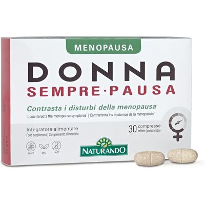 Naturando Donna Sempre Pausa - Menopause Unterstützung - 30 Tabletten Naturando Donna Sempre Pausa - Menopause Unterstützung - 30 Tabletten