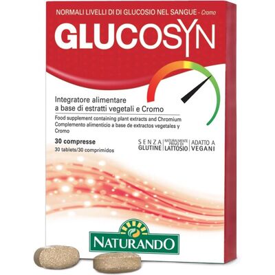 Naturando Glucosyn - Control de Azúcar Vegano - 30 Comprimidos Naturando Glucosyn - Control de Azúcar Vegano - 30 Comprimidos