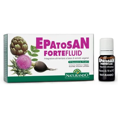 Naturando Epatosan Forte Fluid - Liver & Fluid Support - 10 Vials Naturando Epatosan Forte Fluid - Liver & Fluid Support - 10 Vials