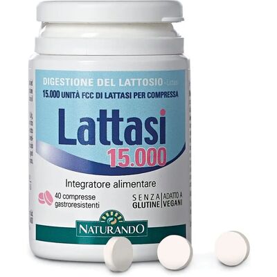 Naturando Supporto Lattosio 15000 - 40 Compresse Naturando Supporto Lattosio 15000 - 40 Compresse