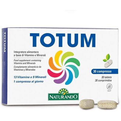 Naturando Totum - Multivitaminas - 30 Comprimidos Naturando Totum - Multivitaminas - 30 Comprimidos