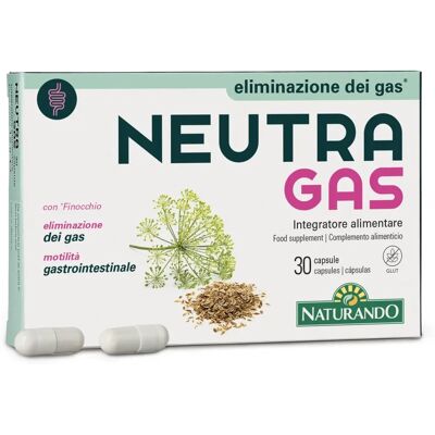 Naturando Neutragas Gases - 30 Cápsulas Naturando Neutragas Gases - 30 Cápsulas