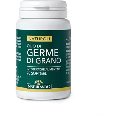Olio di Germe di Grano Naturando - Integratore metabolismo lipidi - 70 capsule molli Olio di Germe di Grano Naturando - Integratore metabolismo lipidi - 70 capsule molli