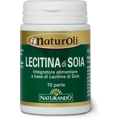 Integratore Lecitina di Soia Naturando per Controllo Colesterolo - 70 Capsule Integratore Lecitina di Soia Naturando per Controllo Colesterolo - 70 Capsule
