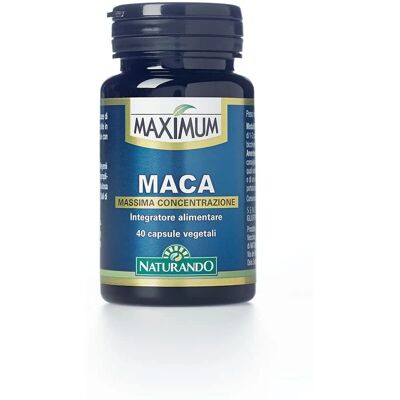 Naturando Maximum Maca - Energy & Fatigue Support - 40 Capsules Naturando Maximum Maca - Energy & Fatigue Support - 40 Capsules