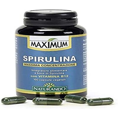 Naturando Maximum Spirulina - Energia & Supporto - Integratore Alimentare Naturando Maximum Spirulina - Energia & Supporto - Integratore Alimentare