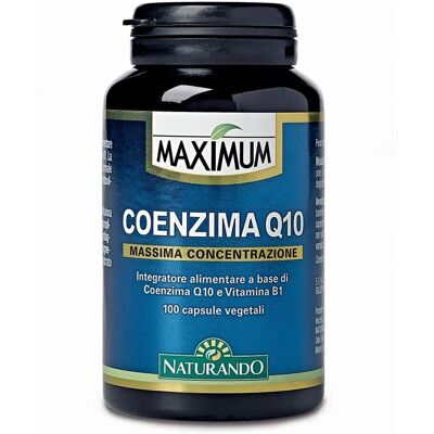 Naturando Max Coenzima Q10 Supporto Cuore - Vegano 100 Capsule Naturando Max Coenzima Q10 Supporto Cuore - Vegano 100 Capsule