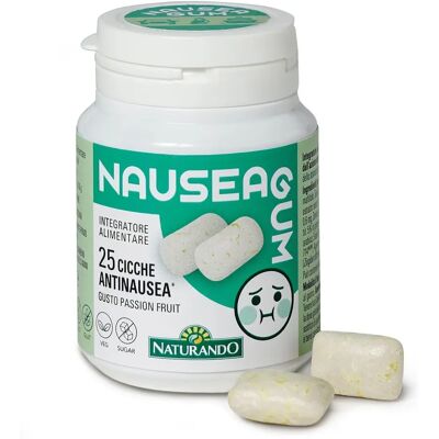 Naturando NauseaGum - Sollievo nausea viaggio e gravidanza - Integratore alimentare Naturando NauseaGum - Sollievo nausea viaggio e gravidanza - Integratore alimentare