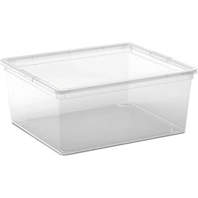 Contenitore C-Box M - Trasparente - 18L - 40x34x17cm Contenitore C-Box M - Trasparente - 18L - 40x34x17cm