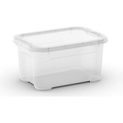 KIS T Box XXS Boîte de rangement - Plastique transparent rectangulaire - Publicité KIS T Box XXS Boîte de rangement - Plastique transparent rectangulaire - Publicité
