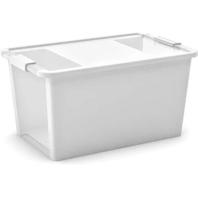 Scatola di stoccaggio Bi-Box KIS - 40L, 55x35x28cm, Bianca Scatola di stoccaggio Bi-Box KIS - 40L, 55x35x28cm, Bianca