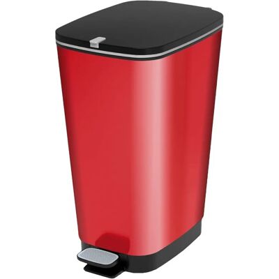 Keter Chic Bin Rood Abfalleimer - 50L - Rechteckig Keter Chic Bin Rood Abfalleimer - 50L - Rechteckig