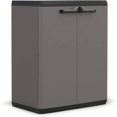 Armario de almacenamiento negro/gris oscuro - 39x68x83cm Armario de almacenamiento negro/gris oscuro - 39x68x83cm