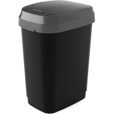 Secchio Doppio Oscillante - 20L - Nero/Grigio Secchio Doppio Oscillante - 20L - Nero/Grigio
