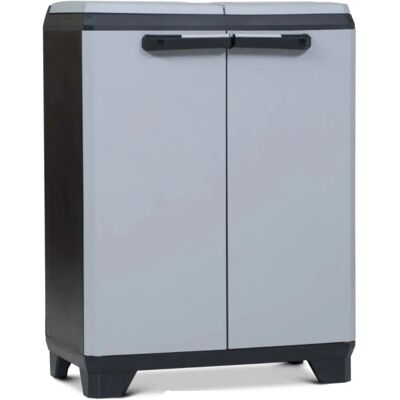 Keter 17206899 Grauer quadratischer 220 L Polypropylen-Mülleimer Keter 17206899 Grauer quadratischer 220 L Polypropylen-Mülleimer