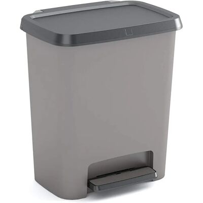 Keter 35L Gray Pedal Trash Bin - Trash Bin Keter 35L Gray Pedal Trash Bin - Trash Bin