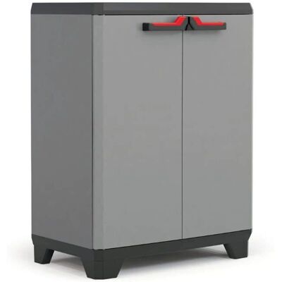 Keter Alacsony Tárolószekrény Szürke/Fekete - 90cm Keter Alacsony Tárolószekrény Szürke/Fekete - 90cm